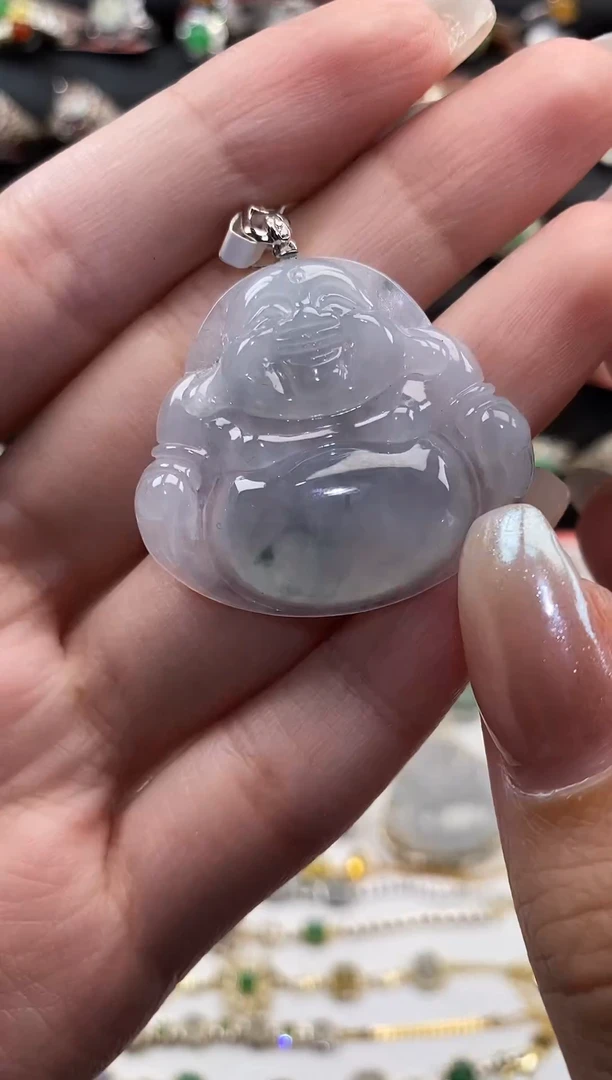 18K金镶嵌戒指翡翠天然A货翡翠144