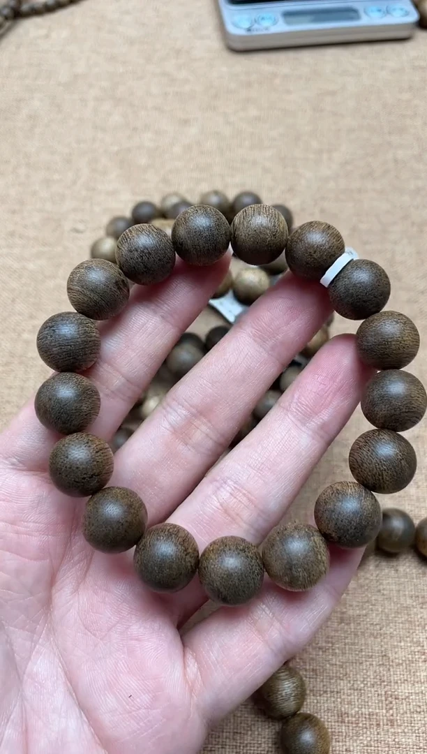 沉香手串文莱黑棋1.3圆珠单圈多样性发其一