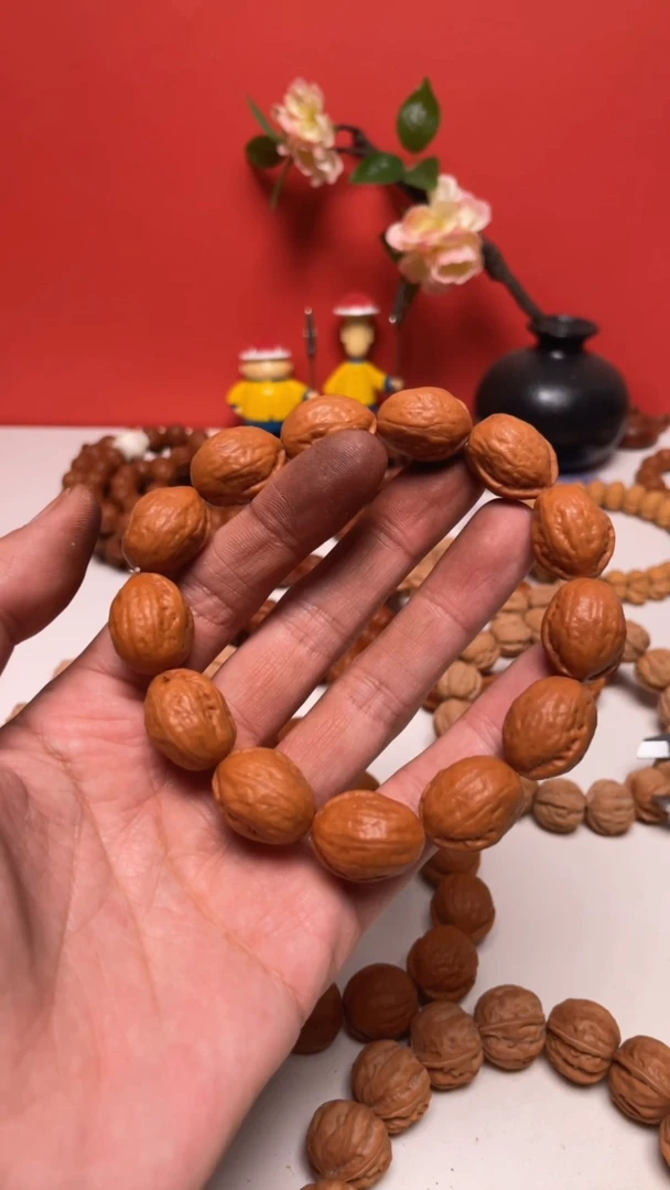 文玩核桃手串骆*野生小核桃