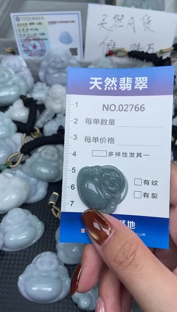 颈饰未镶嵌翡翠天然A货翡翠纯