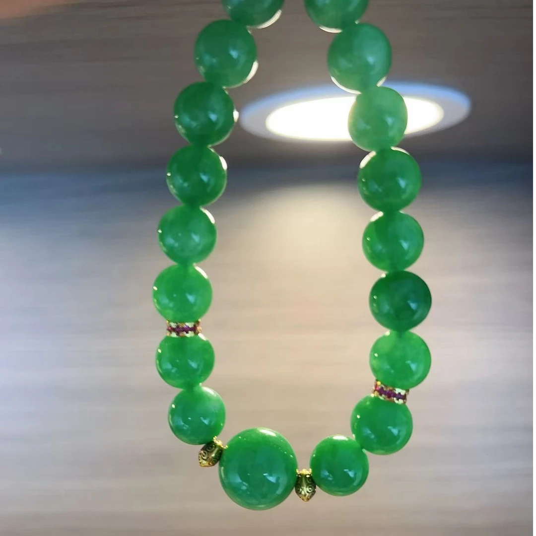 缅料木左飘花手串10mm