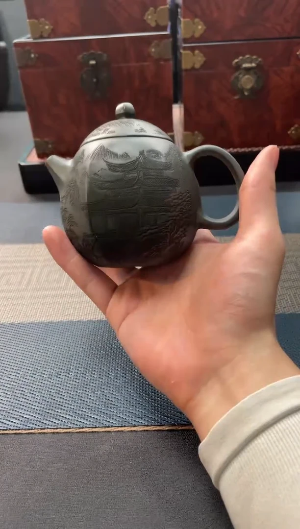 茶壶紫砂137 宜兴原矿紫砂