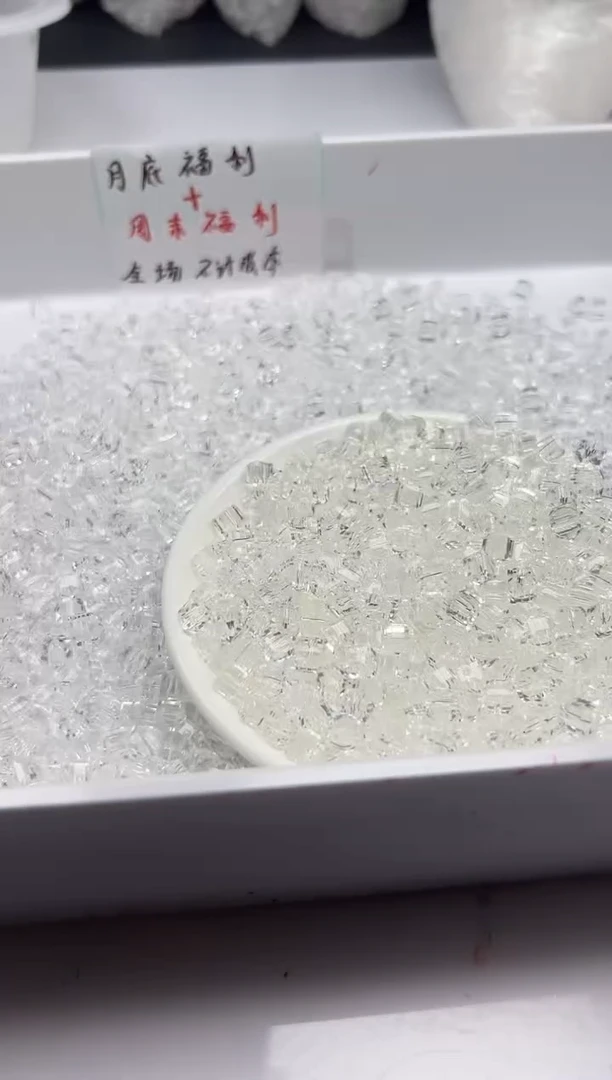 颈饰未镶嵌水晶 w2836白水晶方糖6*6mm*30颗