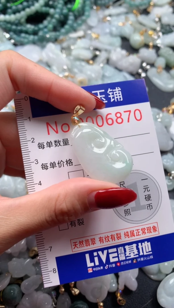 颈饰未镶嵌翡翠6870