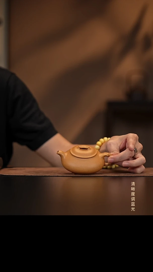 允禾斋 紫砂壶  简瓢