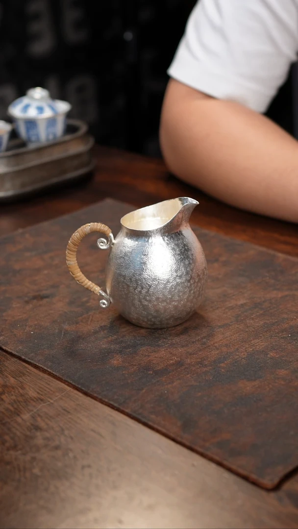 足银全手公道分茶器