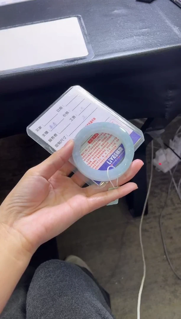 未镶嵌手镯定制翡翠碧***天定制手镯不退不换