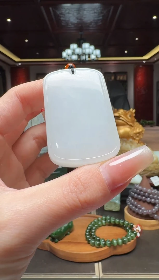 未镶嵌和田玉挂件hsl