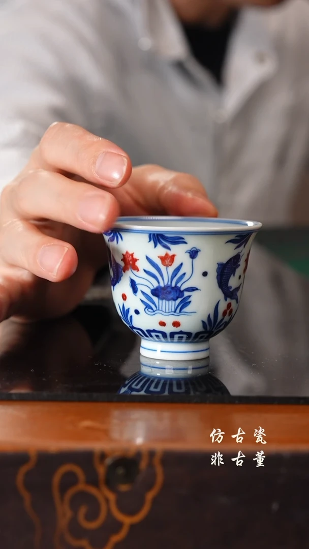 杯手工瓷器，每只不同