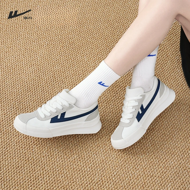 回力情侣板鞋2025春季新款百搭时尚休闲鞋男鞋女鞋德训鞋帆布鞋男