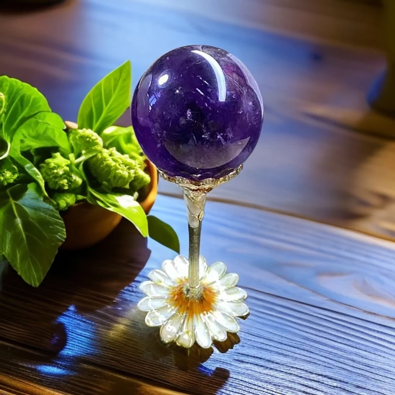 天然紫水晶卡5.42，二号