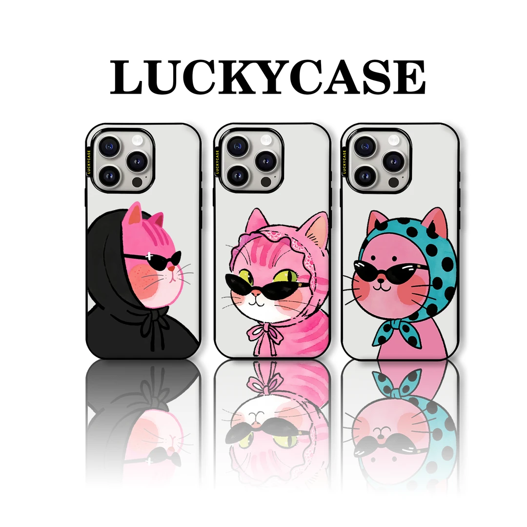 Lucky Case 原创〖甜美头套〗适用苹果iPhone13-16Promax个性防摔