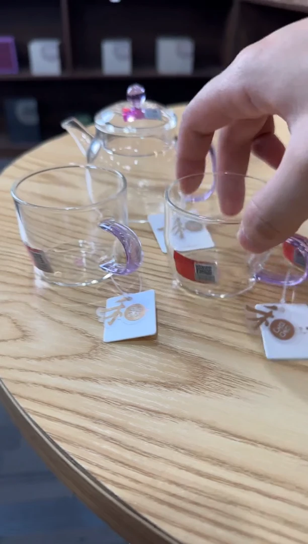 禾器言卿壶浅紫色＋清尚杯浅紫色