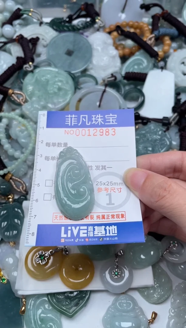 颈饰未镶嵌翡翠12983