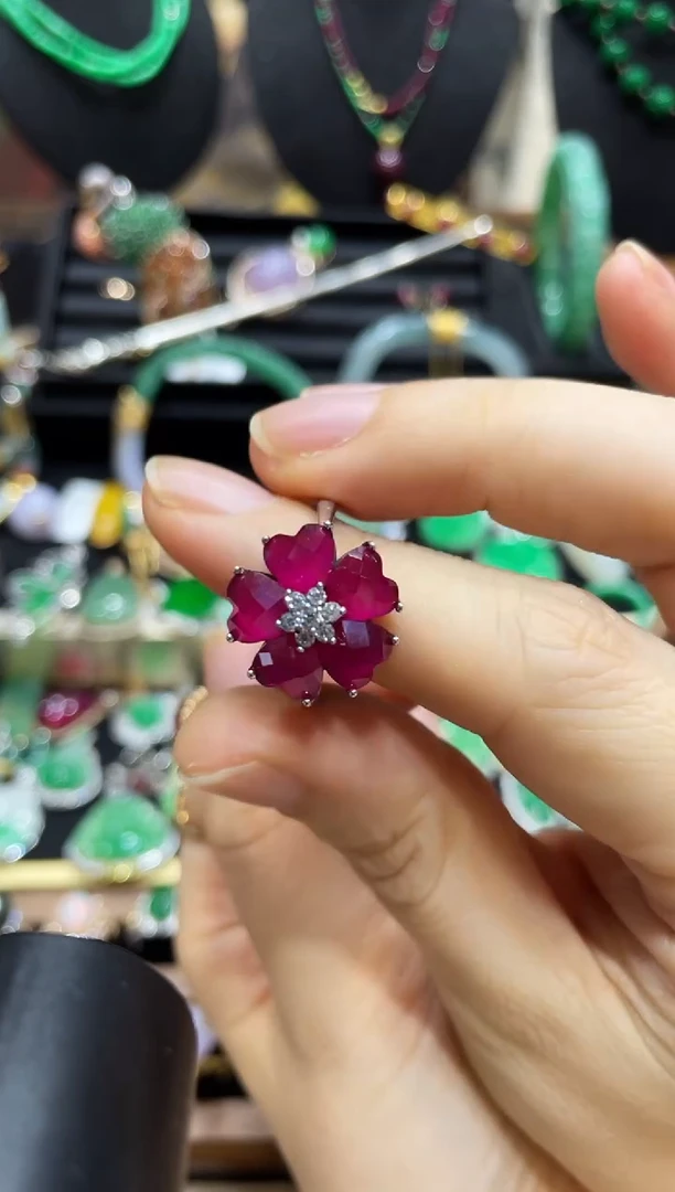 无合金闪购商品红戒指499