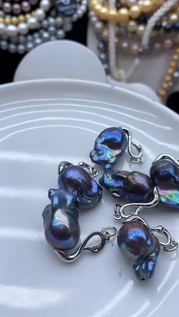 淡水珍珠钛钢颈饰98