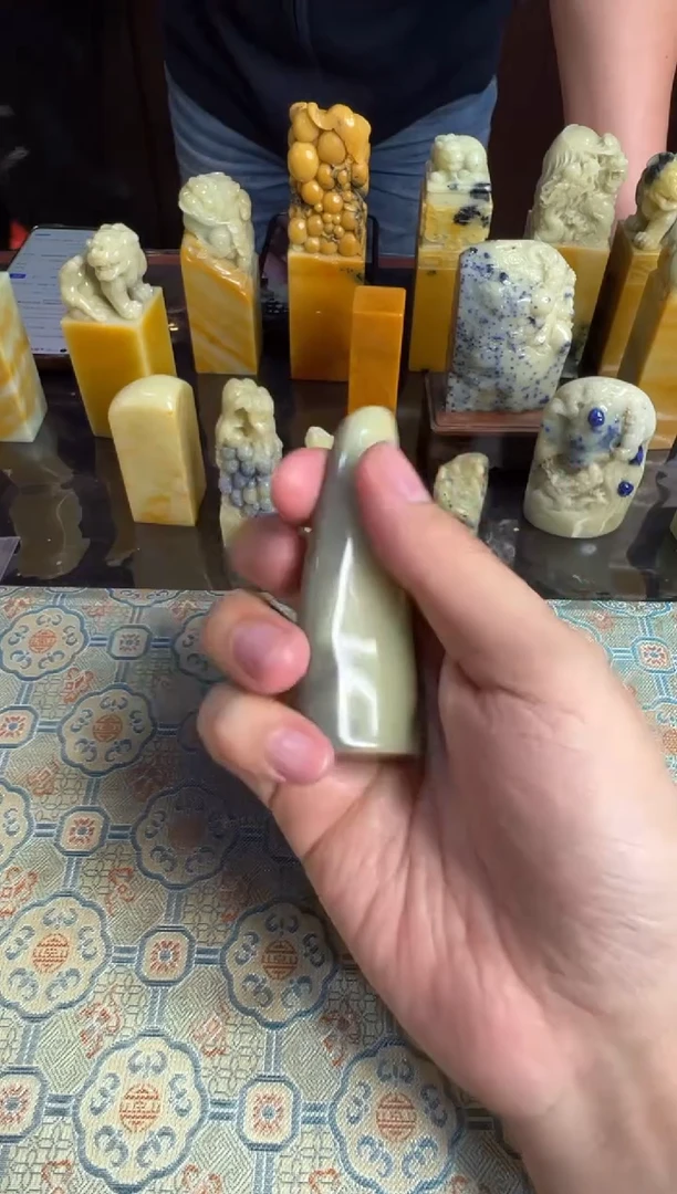 【闪购商品】青田石印石编号编号dqt3155