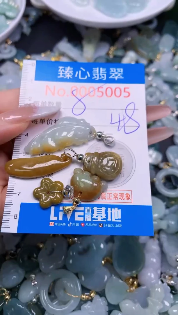 翡翠未镶嵌吊坠(不含链)5005