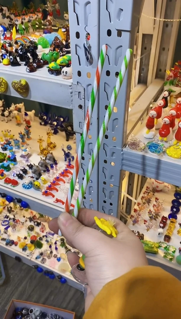 【闪购商品】琉璃手工艺品棒棒2个