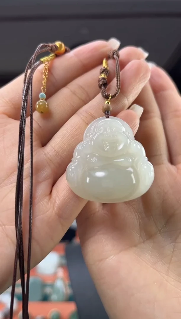 颈饰未镶嵌和田玉佩佩36mm左右
