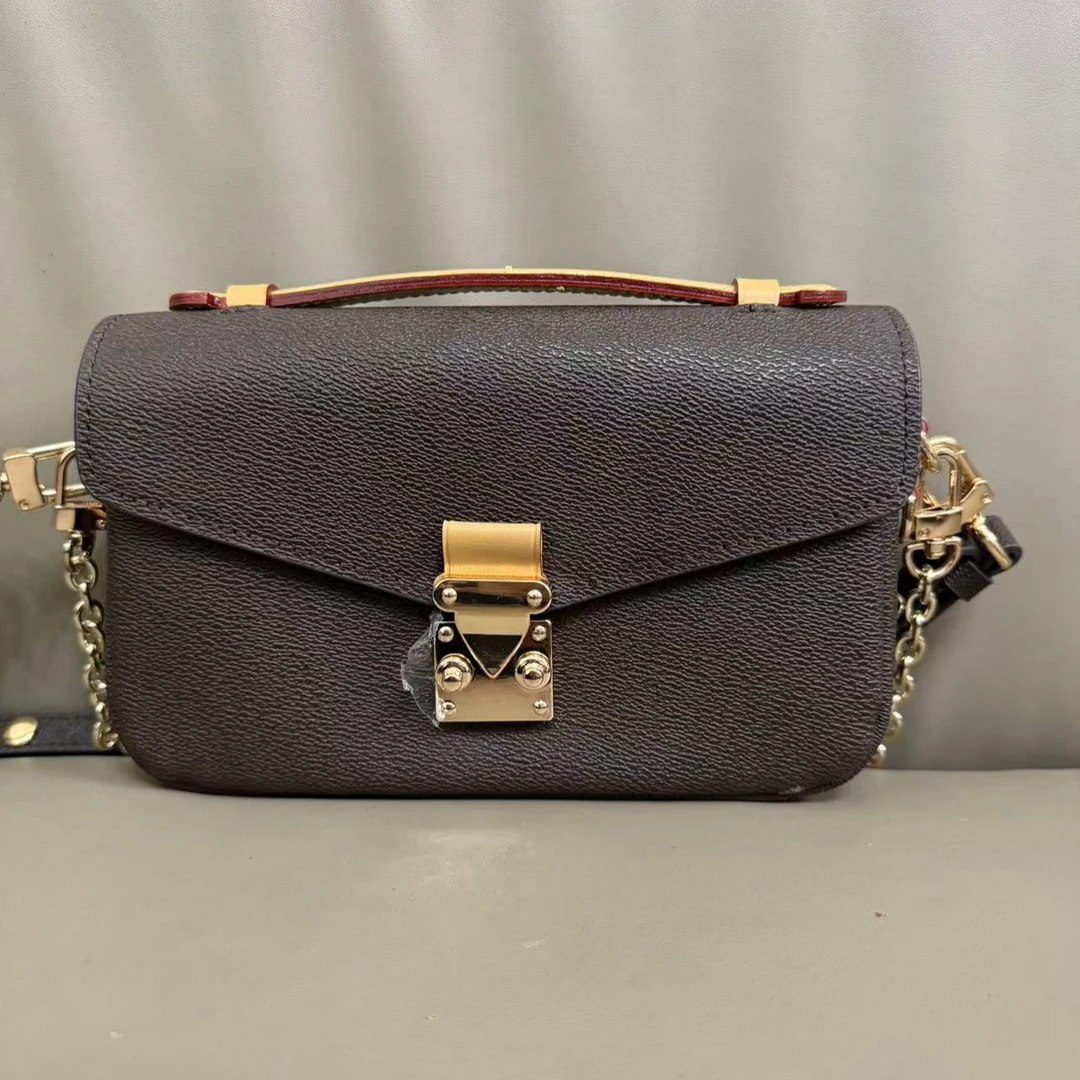 【RR】新款时尚百搭真皮斜跨单肩包大【真皮女包包】高货14