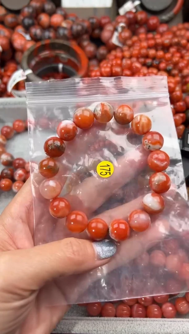 未镶嵌手串南红玛瑙12+