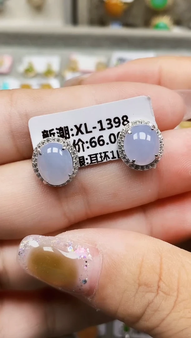 银S925镶嵌戒指翡翠2232