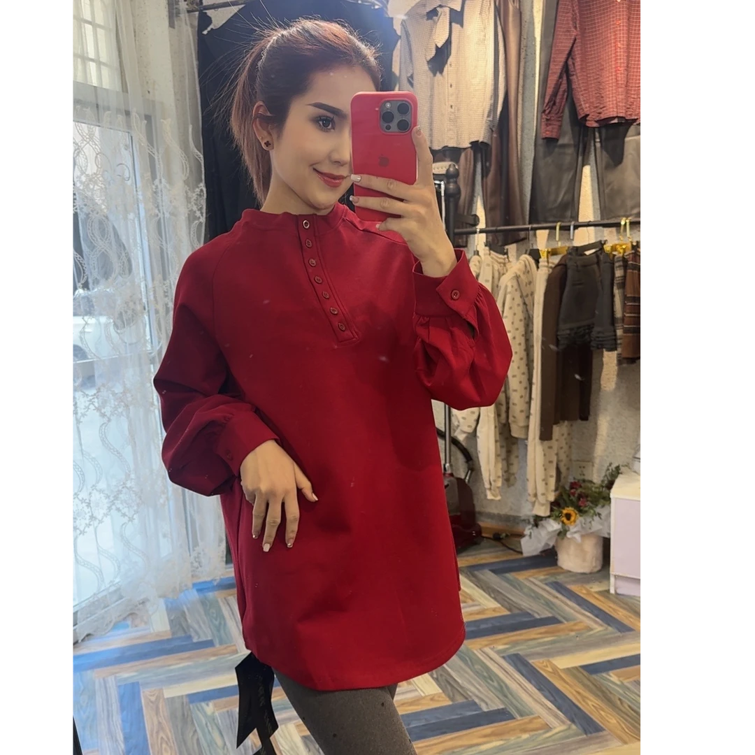 卫衣宽松长袖百搭上衣女装