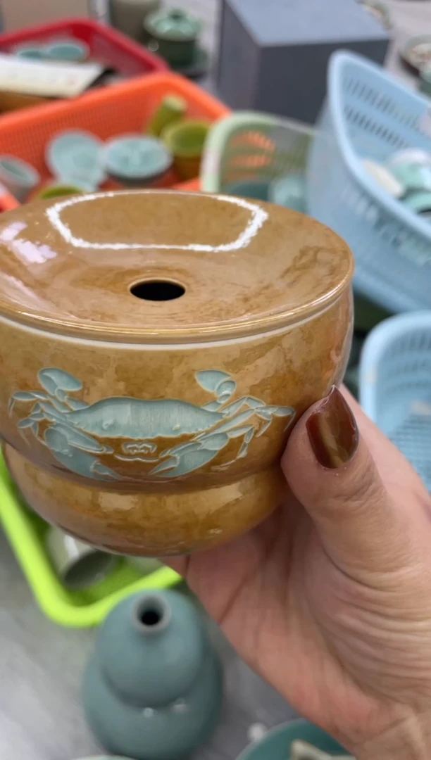 瓷特价福利 微瑕 慧仙青瓷