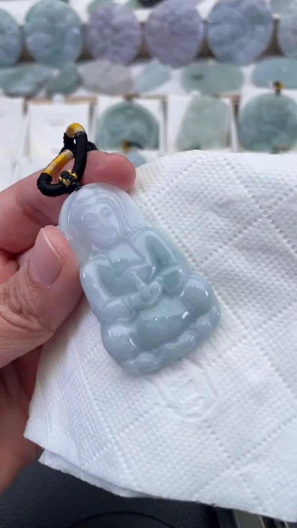 颈饰未镶嵌翡翠天然缅甸翡翠A货334