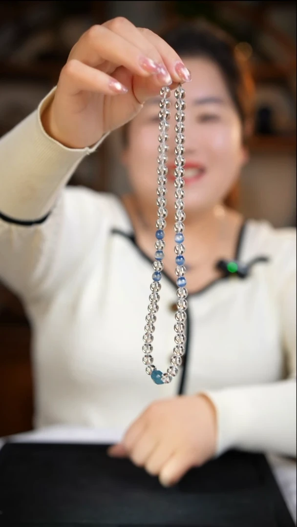 未镶嵌珠宝半成品水晶白水设计款项链D546多样性发其一