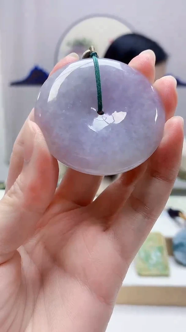 未镶嵌定制翡翠4852zm-毛货挂件扣子108