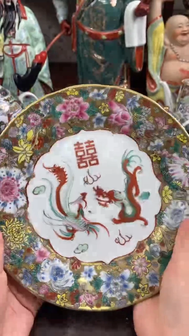 瓷片微瑕慎拍景德镇窑老厂瓷器单件