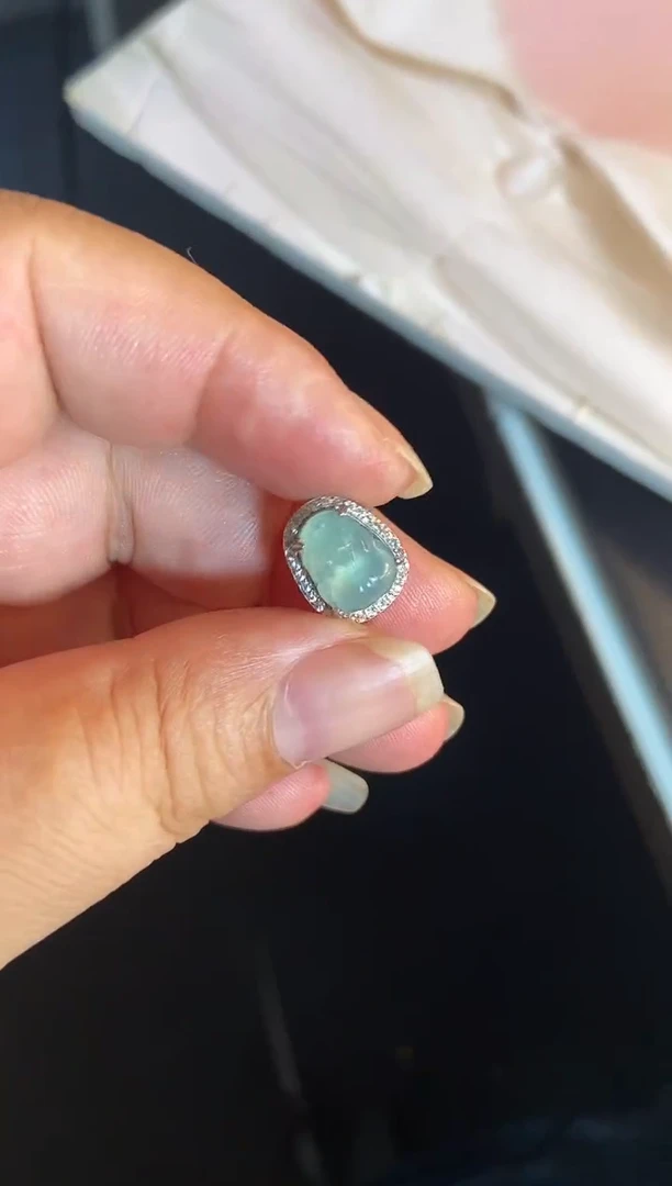 吊坠(不含链)银S925镶嵌翡翠1