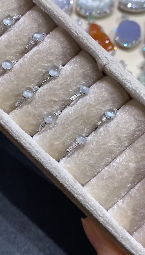 18K金镶嵌翡翠耳饰耳饰|2980多样性发其一
