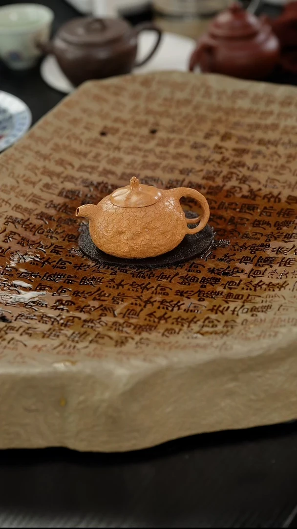 茶壶紫砂春**雪老段泥供春65cc