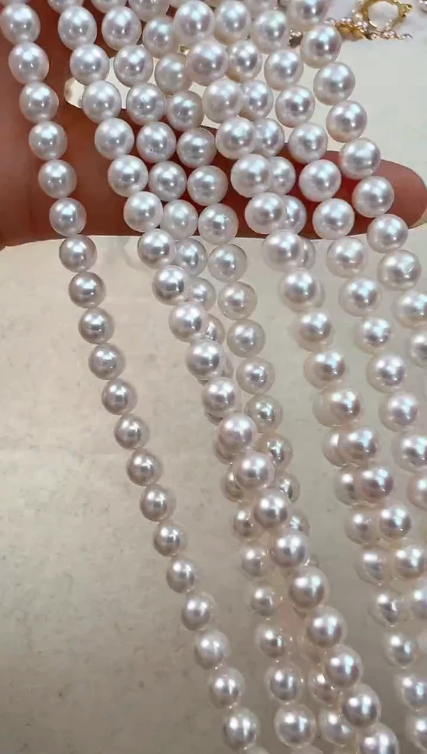 【闪购商品】淡水珍珠颈饰银S925镶嵌多样性发一5-6心形扣