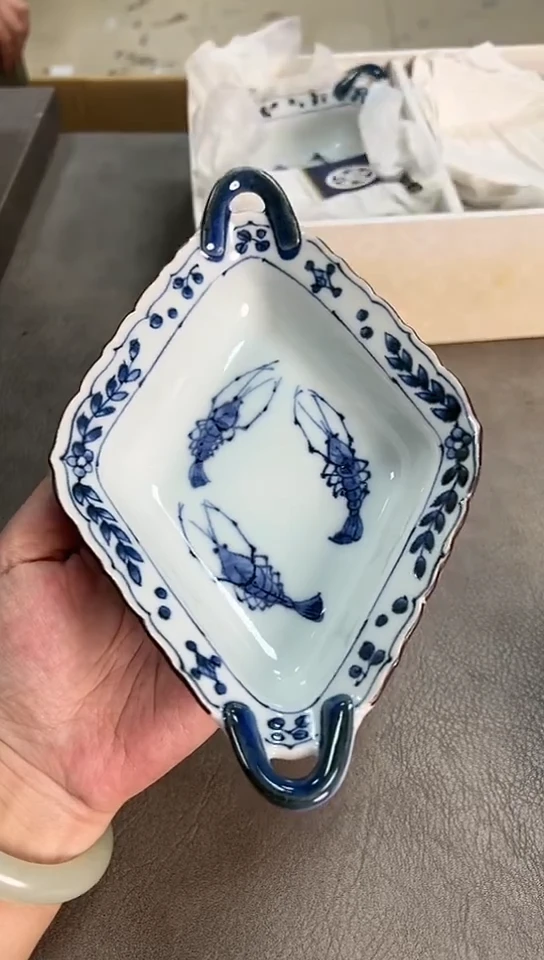 橘吉五只 原盒 瓷器瓷器瓷器瓷器