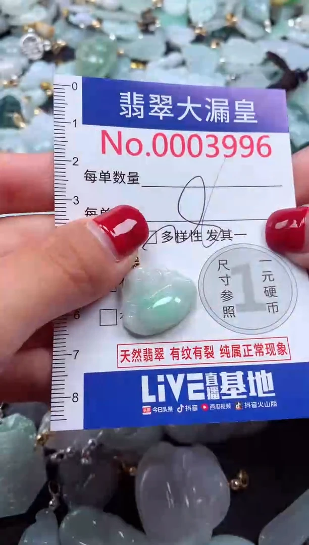 颈饰未镶嵌翡翠3996