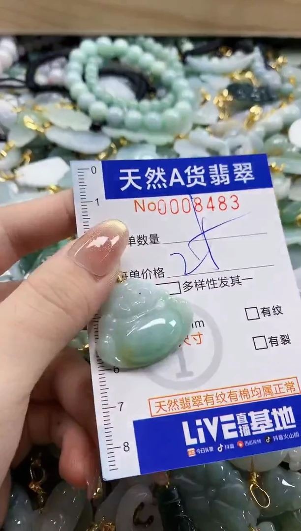 颈饰未镶嵌翡翠天然A货翡翠