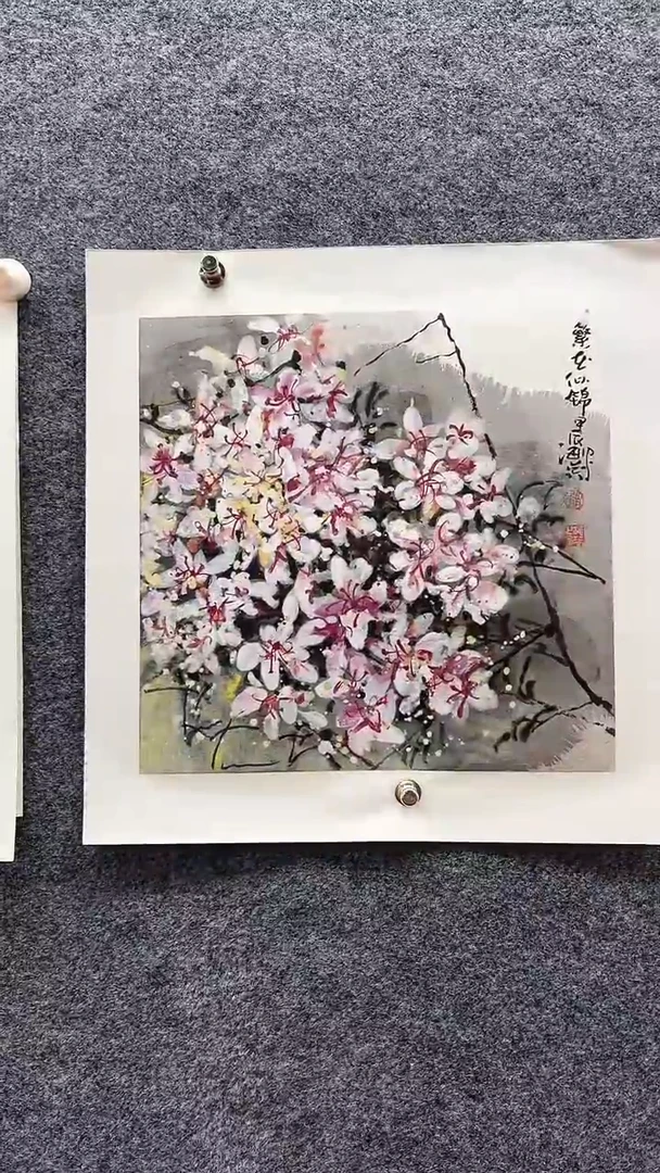 国画赵海英/国画/花鸟。