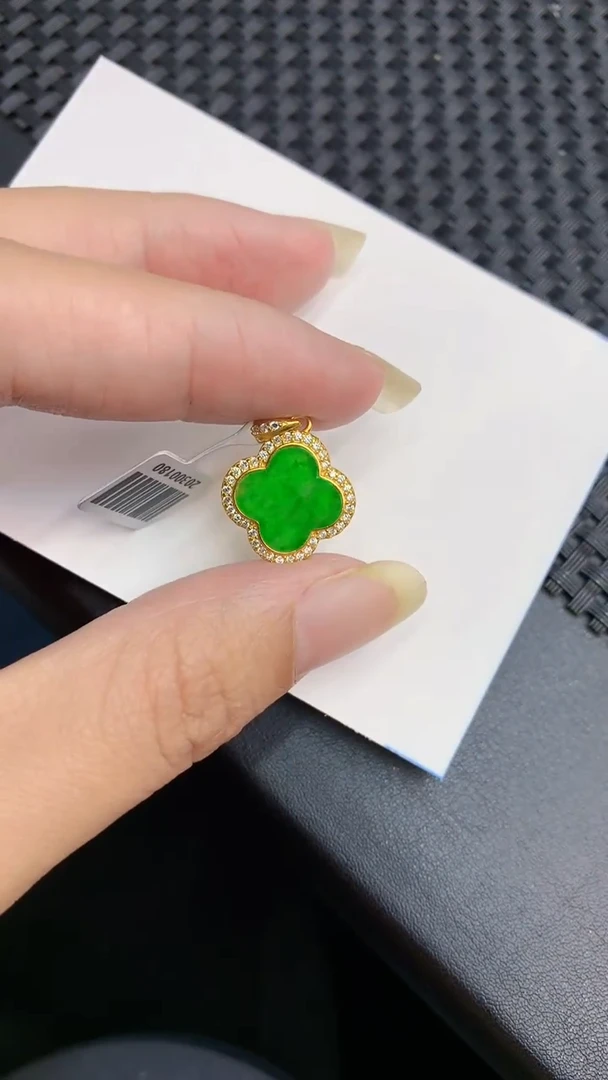 【闪购商品】翡翠颈饰银S925镶嵌            8