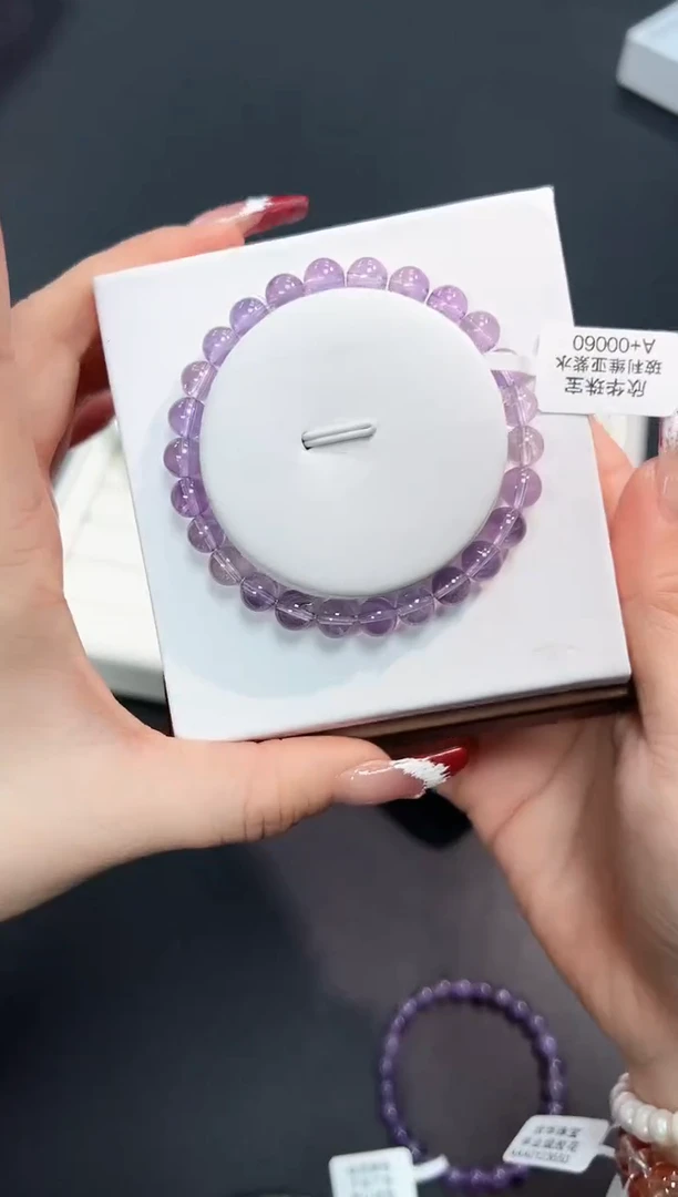 【闪购商品】水晶手串未镶嵌95O多样性发其一/1条7mm默认微瑕