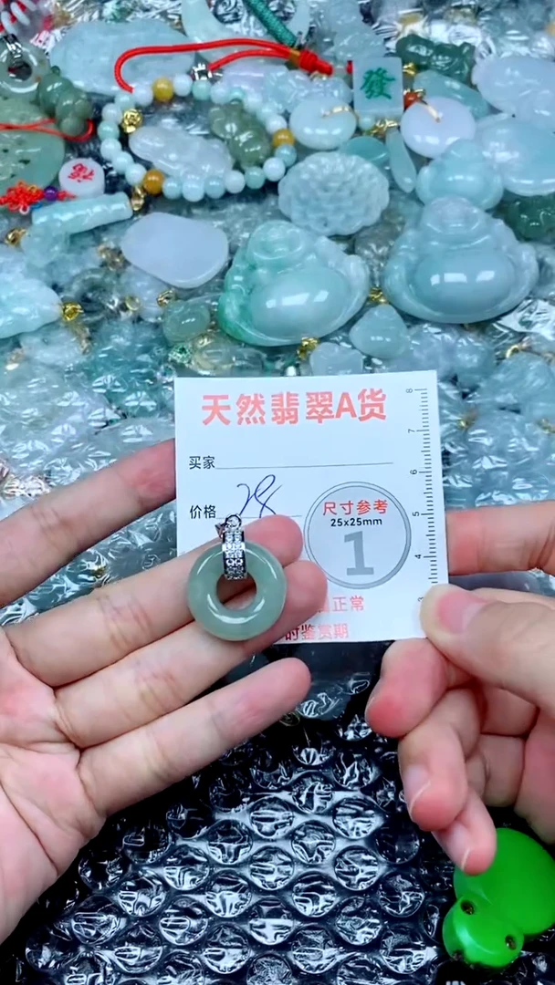 翡翠未镶嵌颈饰23《多样性发货》