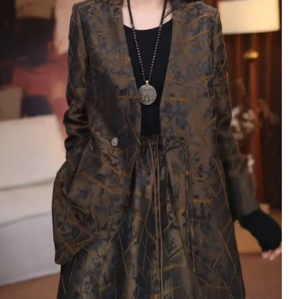 B【珀琮】新中式打底百搭复古显瘦秋冬时尚百搭上衣