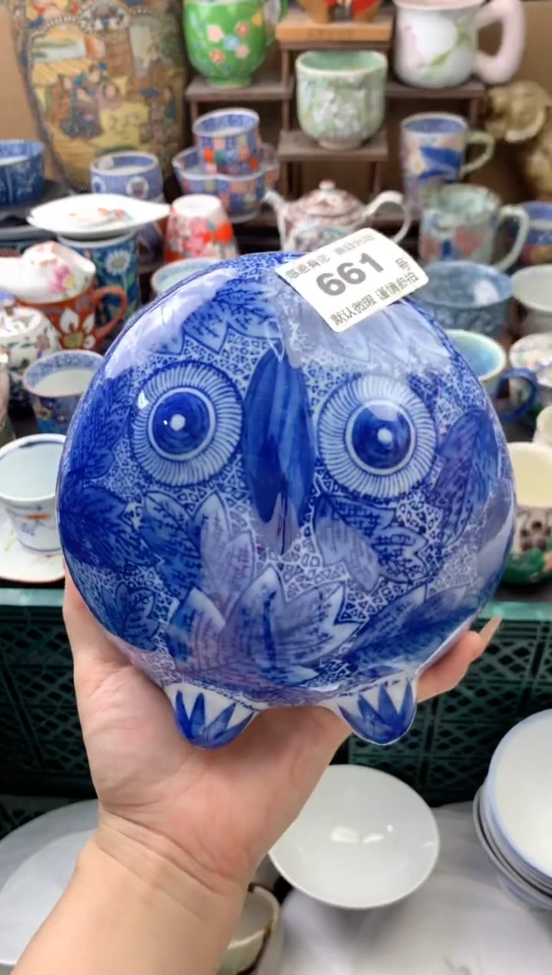 瓷片鸽*661号六六工艺品瓷器
