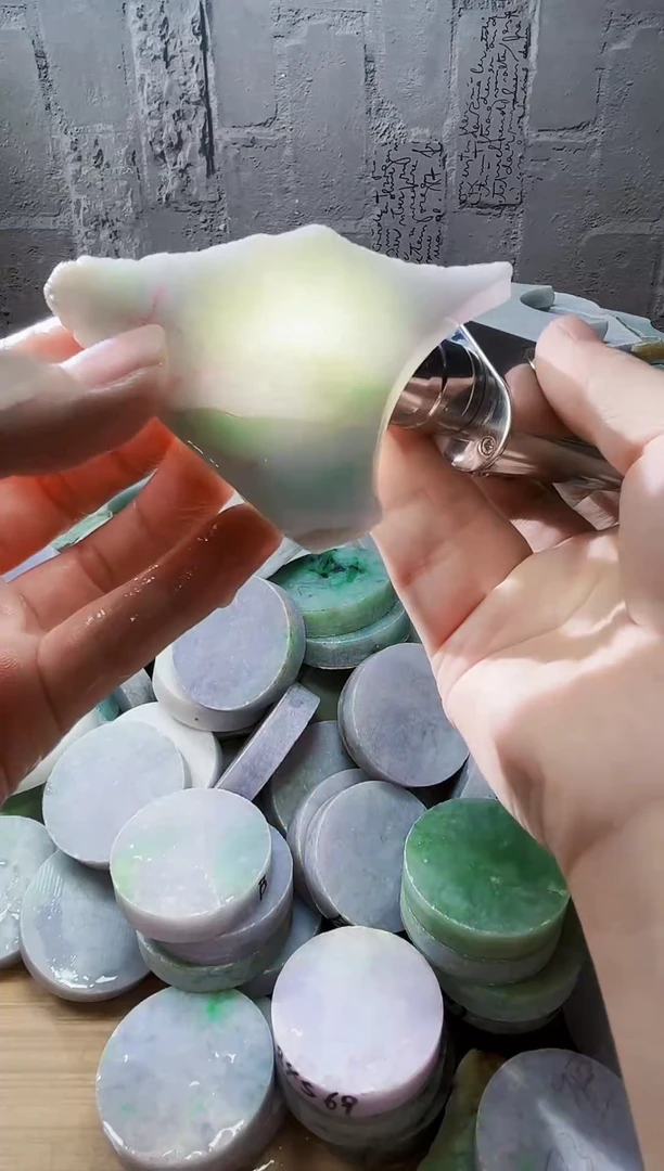 配石翡翠天然翡翠A货554
