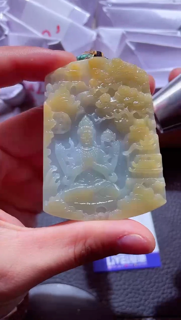 颈饰未镶嵌翡翠00008134千手