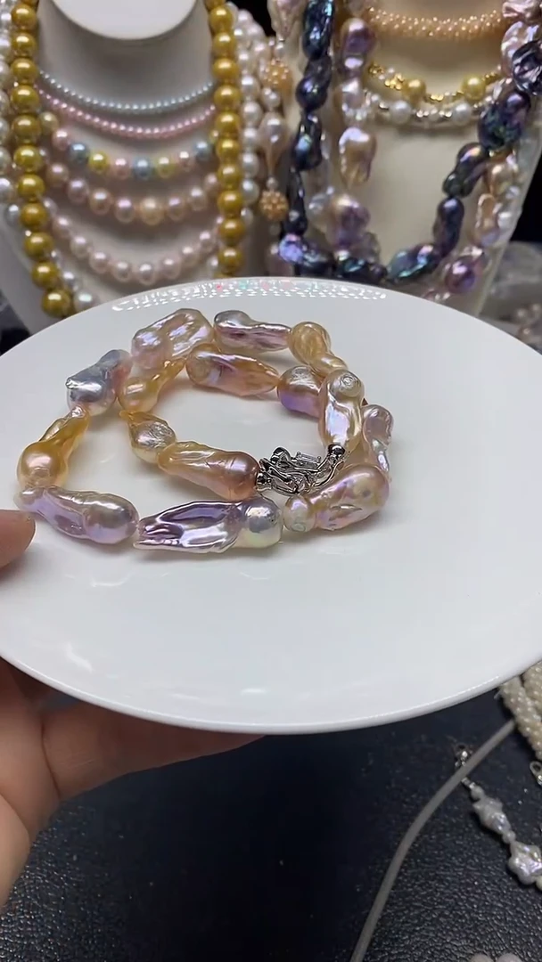 颈饰未镶嵌淡水珍珠多人