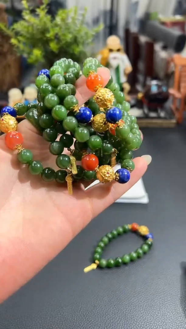 手链未镶嵌和田玉 B4645 多样性发其一